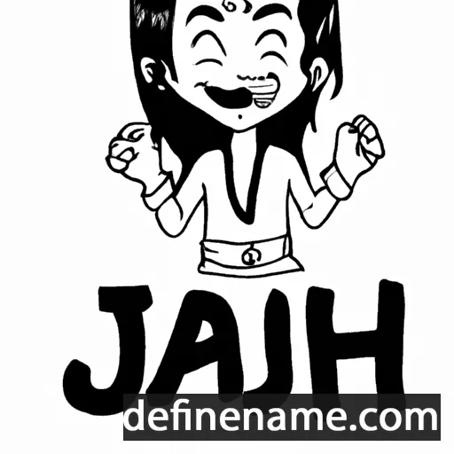 cartoon of the name Jhali