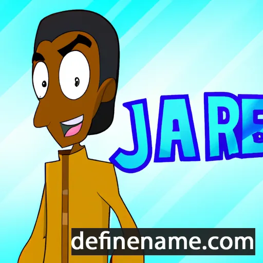 cartoon of the name Jharel