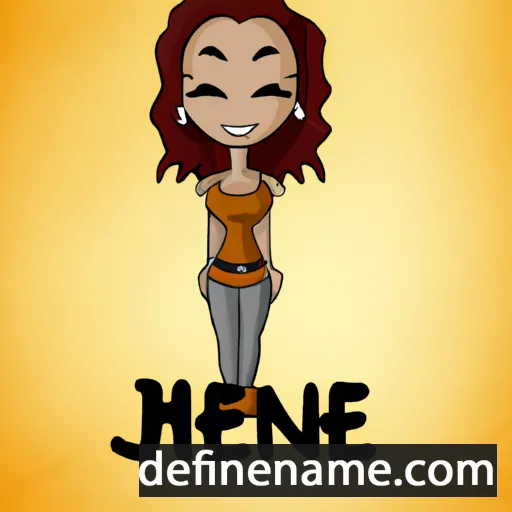 Jhene cartoon