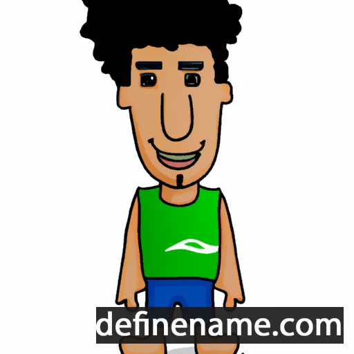 cartoon of the name Jhomar