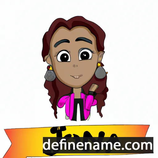 cartoon of the name Jhonna