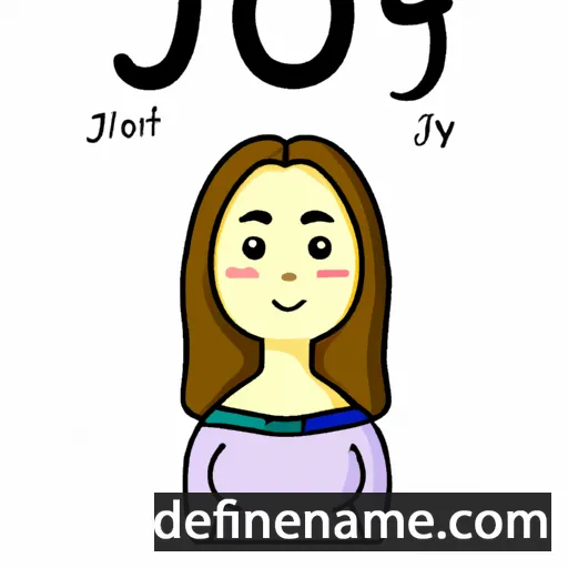 cartoon of the name Ji-yoo