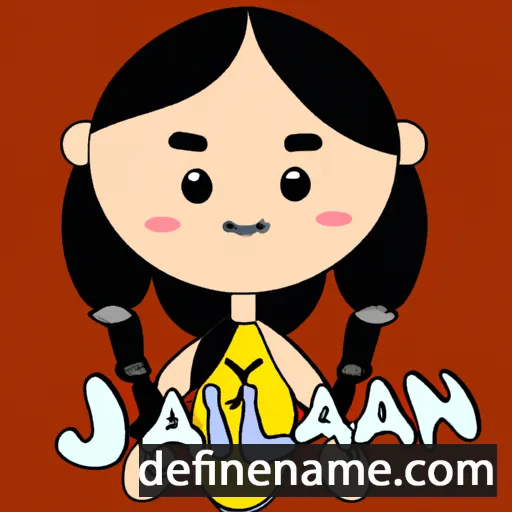 cartoon of the name Jialan