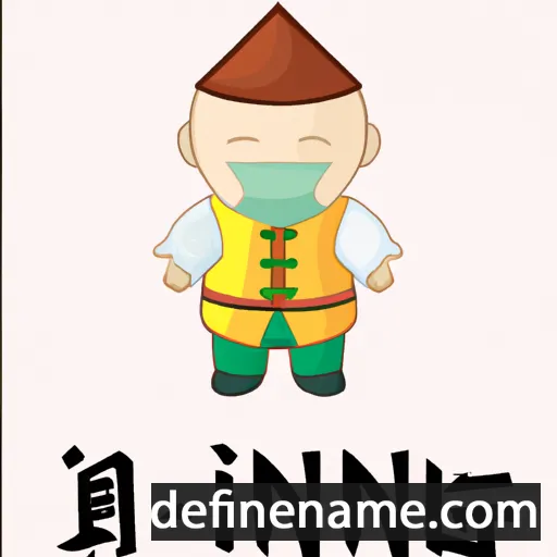 cartoon of the name Jiangbei