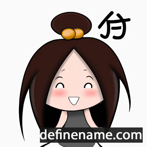 cartoon of the name Jianying