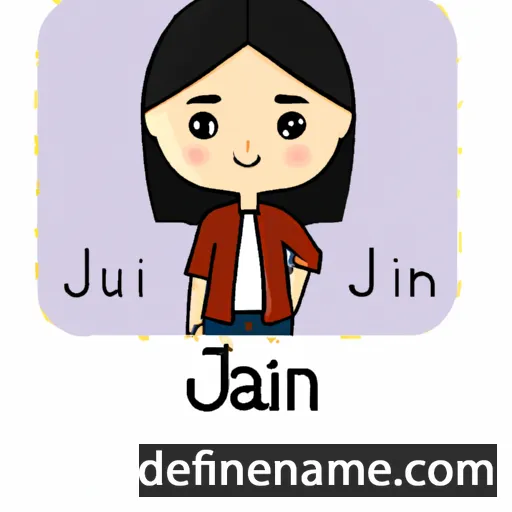 cartoon of the name Jiaqin