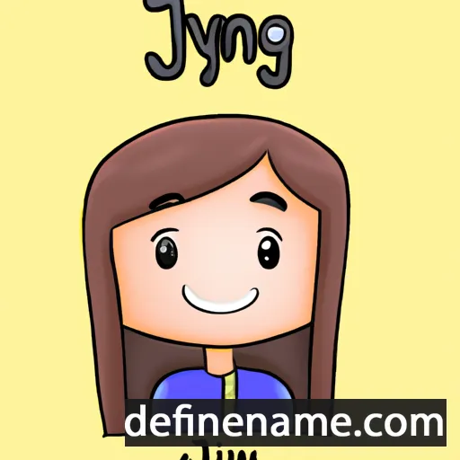 cartoon of the name Jiaying