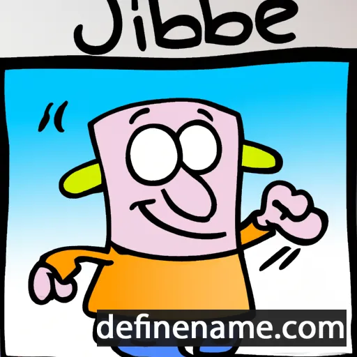 cartoon of the name Jibbe