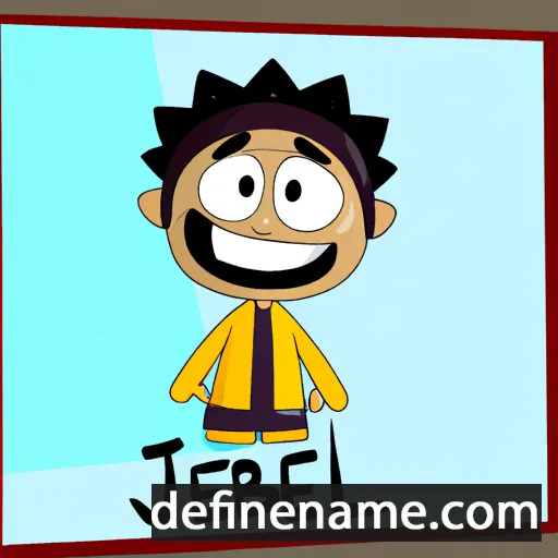 cartoon of the name Jibreel