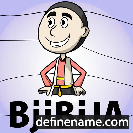 cartoon of the name Jibrila