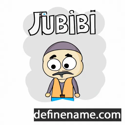 cartoon of the name Jibrilu