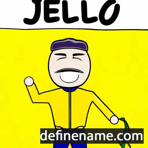 cartoon of the name Jielong