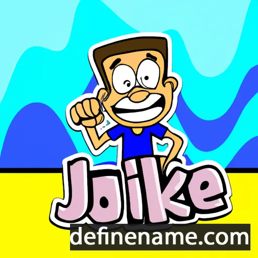 cartoon of the name Jike