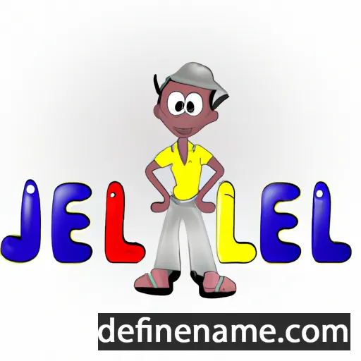 cartoon of the name Jilele