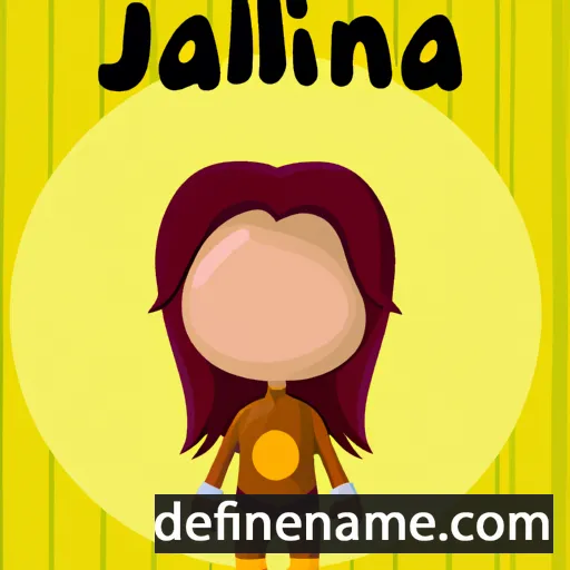 cartoon of the name Jillanna