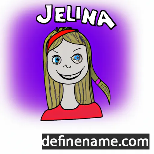 cartoon of the name Jillena