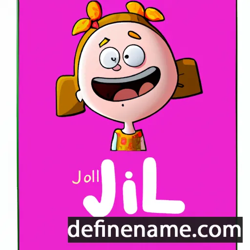 cartoon of the name Jilli