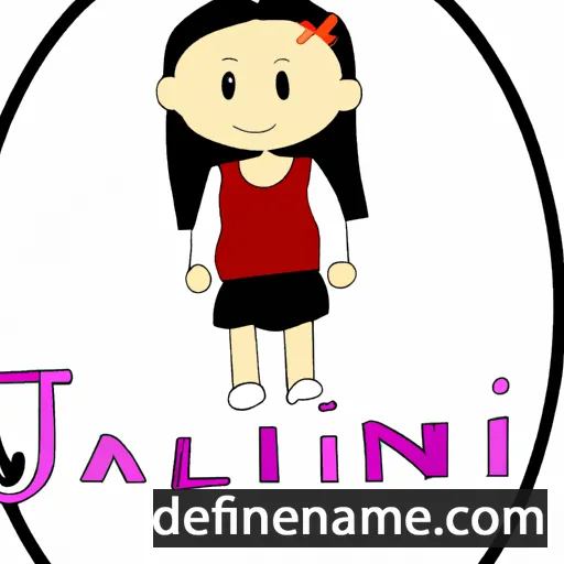 cartoon of the name Jilliana