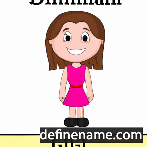 cartoon of the name Jillianna