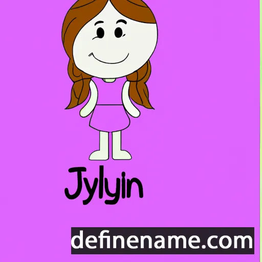 cartoon of the name Jillyan