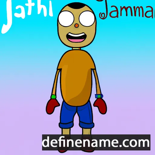 cartoon of the name Jimantha