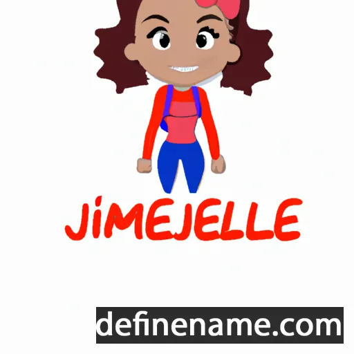 cartoon of the name Jimelle