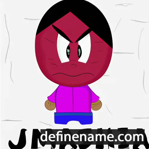 cartoon of the name Jimisha