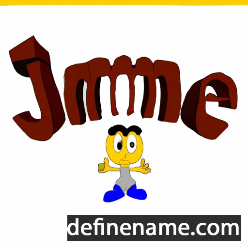 cartoon of the name Jimme