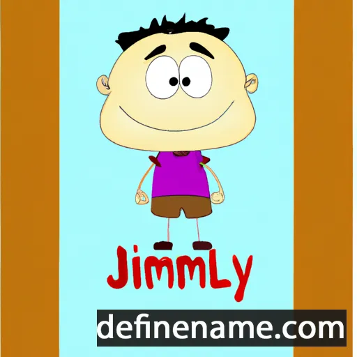 cartoon of the name Jimmely