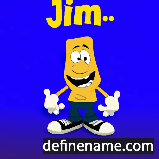 cartoon of the name Jimmi