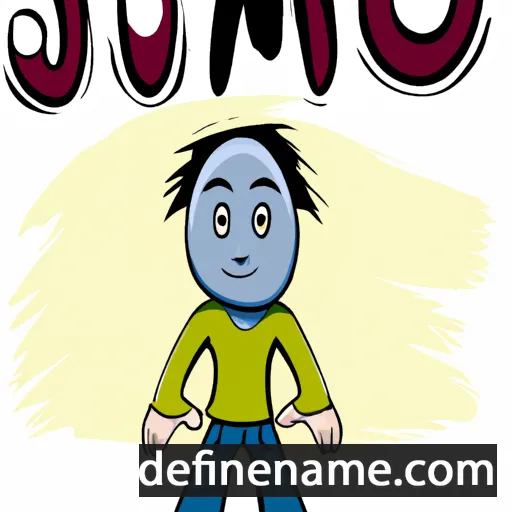 cartoon of the name Jimo