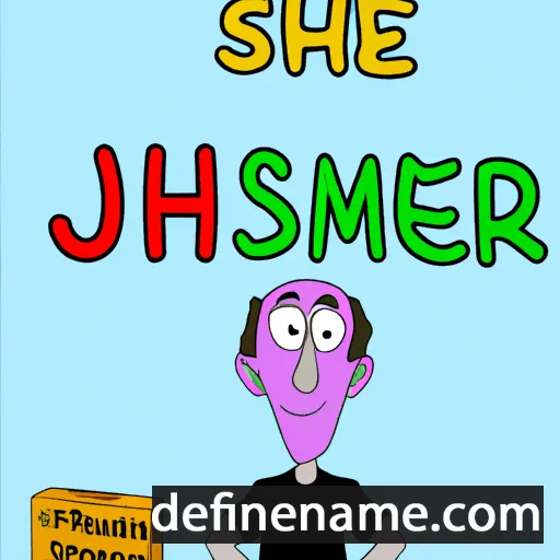 cartoon of the name Jimsher