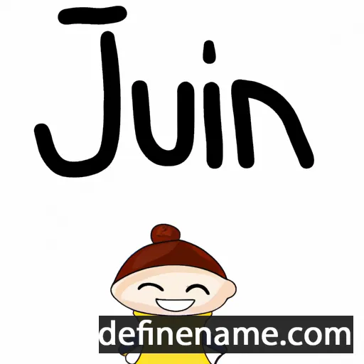 cartoon of the name Jin-u