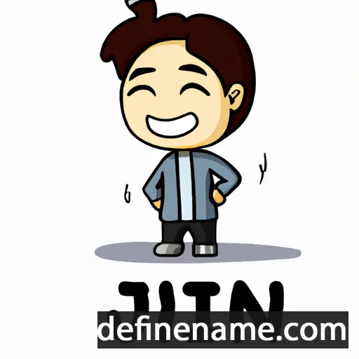 cartoon of the name Jin