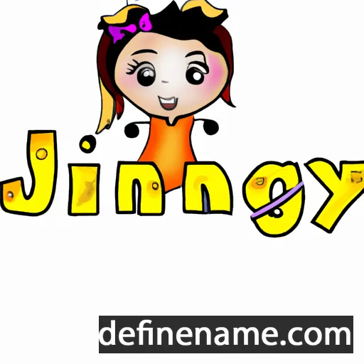 cartoon of the name Jincy