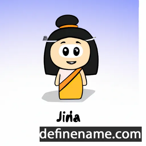 cartoon of the name Jinda