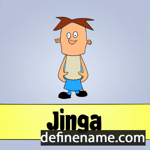 cartoon of the name Jinga