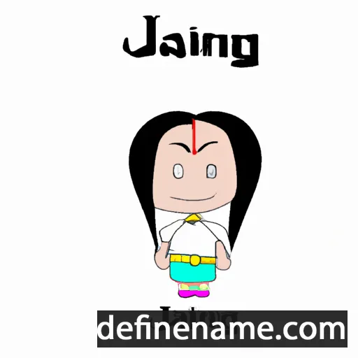 cartoon of the name Jingan