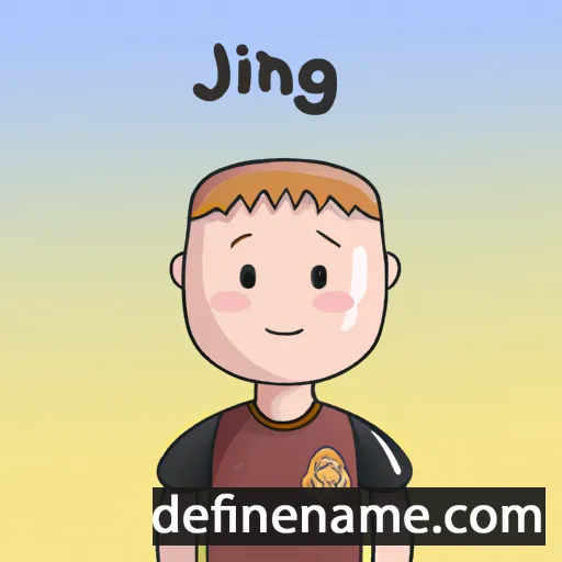 cartoon of the name Jingxia