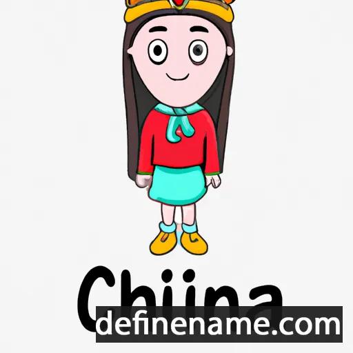 cartoon of the name Jinhua