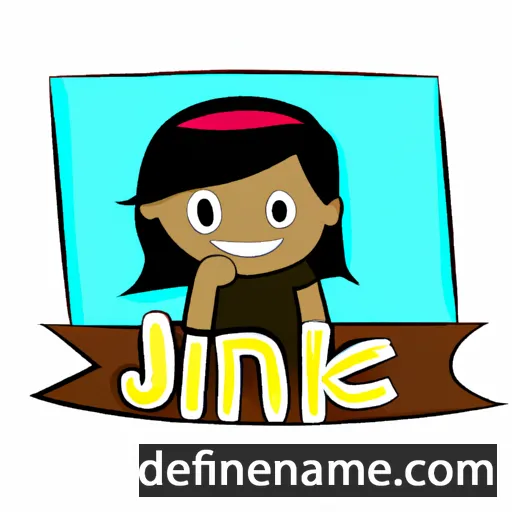 cartoon of the name Jinkee