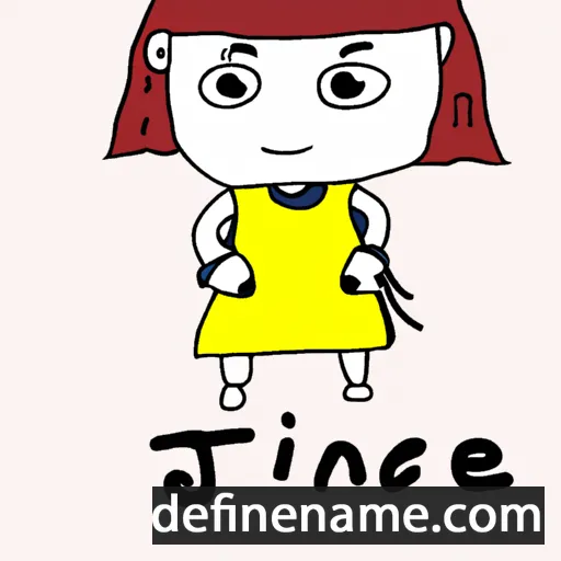 cartoon of the name Jinnee