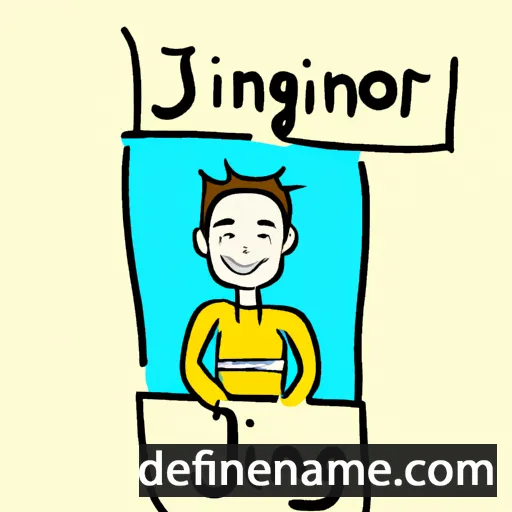 cartoon of the name Jinrong