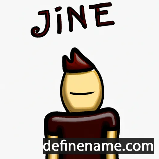 cartoon of the name Jinthe