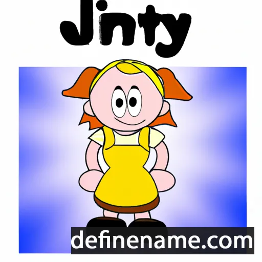 cartoon of the name Jinty