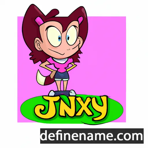 cartoon of the name Jinxy