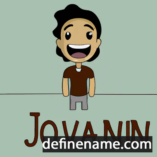 cartoon of the name Jiovani