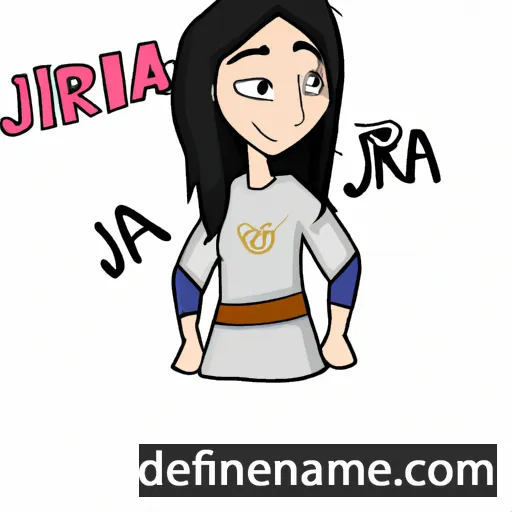 cartoon of the name Jira