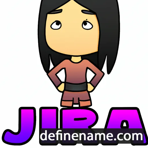 cartoon of the name Jira