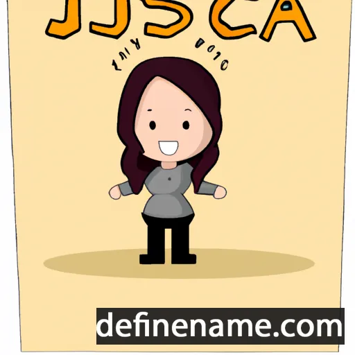 cartoon of the name Jisca